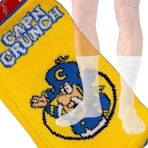 Captain Crunch Odd Sox Crazy Socks Mens Size 6-12 Crew Novelty Gift Funny Women